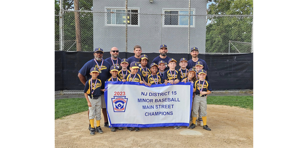 2023 CLL Minor Baseball District 15 Main Street Champions
