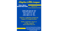 Fall Ball registration is now open!